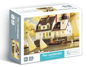 300-Piece Jigsaw Puzzle, Pier Landscape- 37x25cm