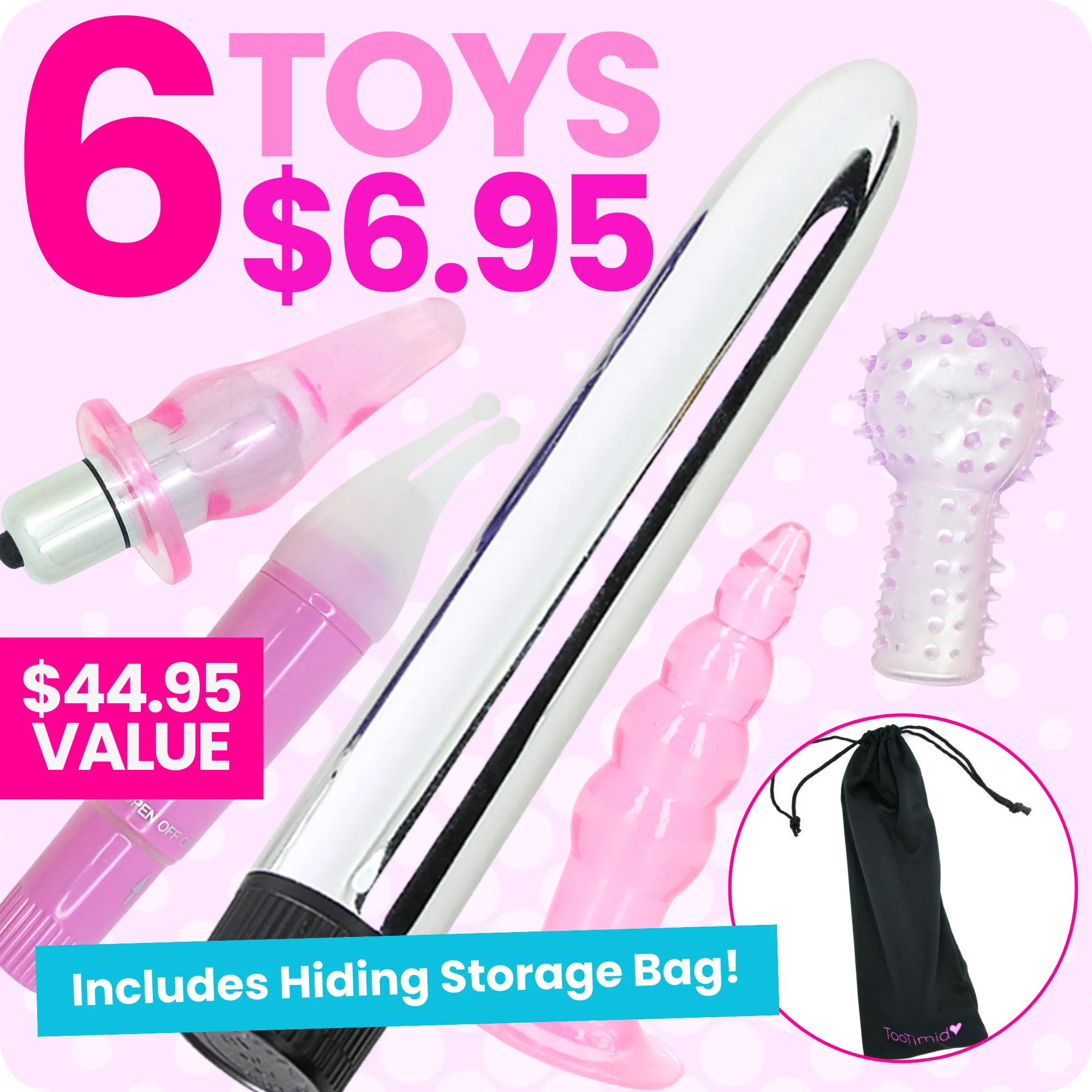 6 Toys for $6.95