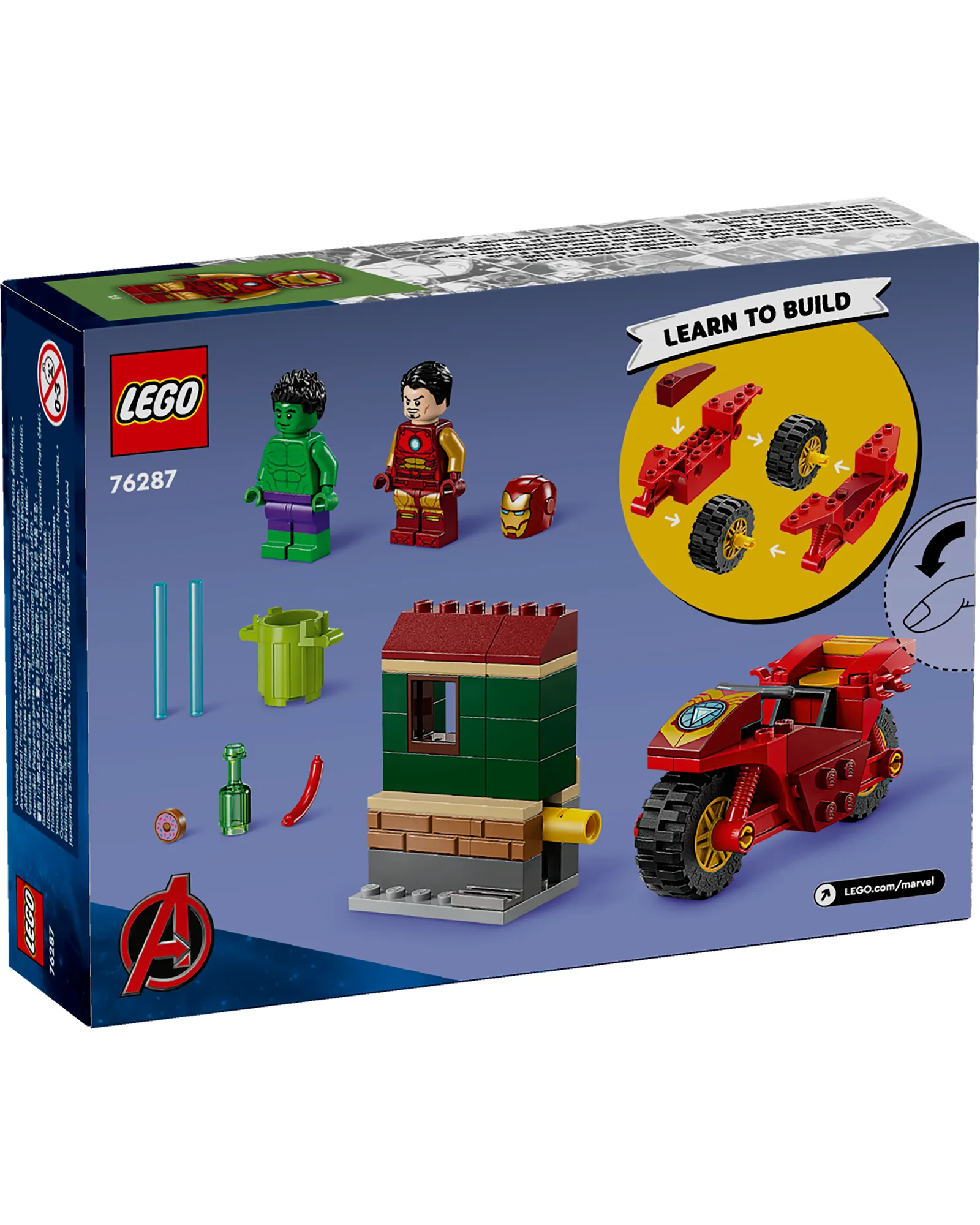 76287 Iron Man with Bike and The Hulk