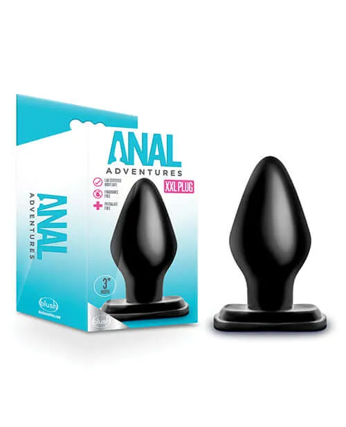 Anal Adventures XXL Plug Black: Embrace Ultimate Sensations