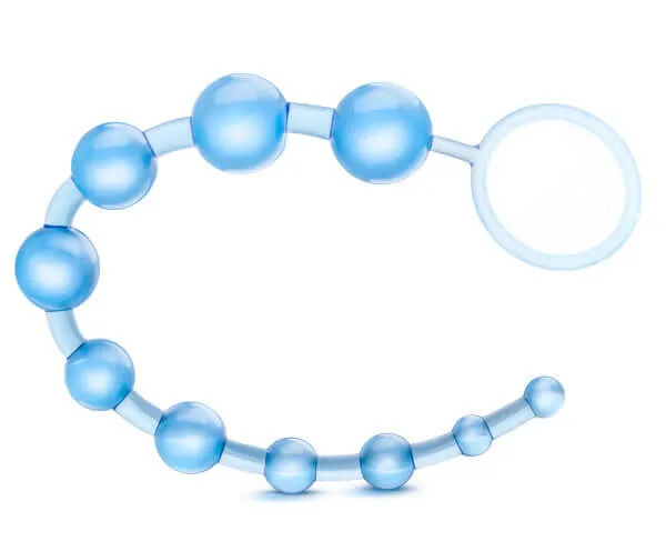 B Yours 10 Anal Beads Blue