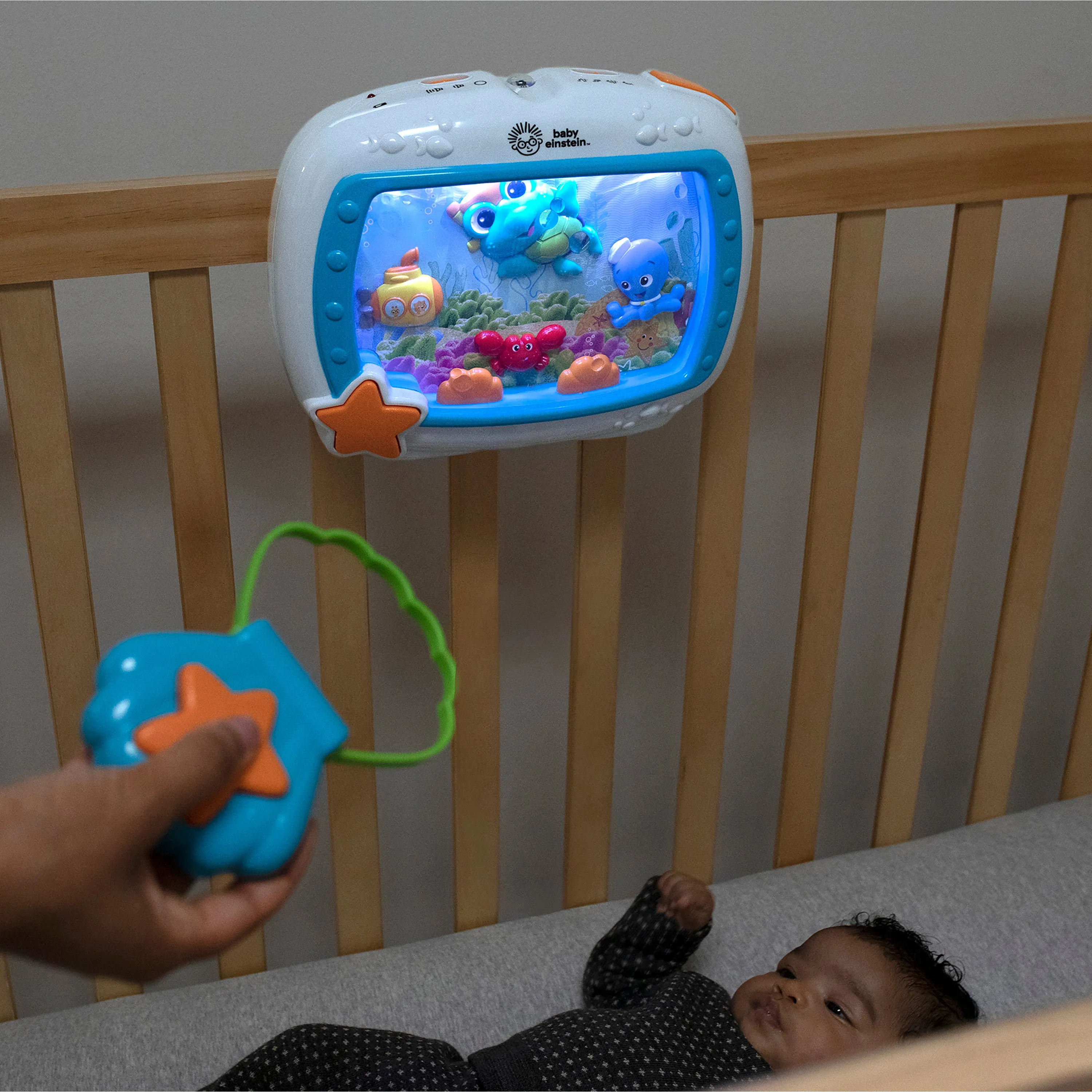 Baby Einstein Sea Dreams Soother Musical Crib Toy and Sound Machine