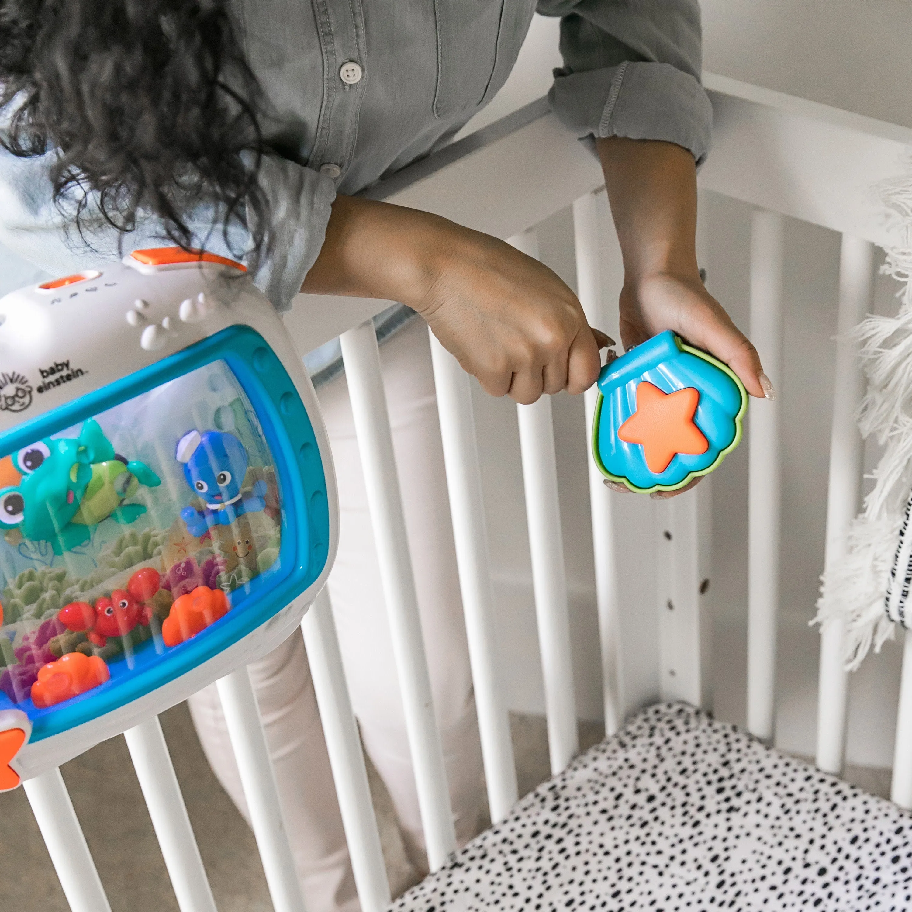 Baby Einstein Sea Dreams Soother Musical Crib Toy and Sound Machine