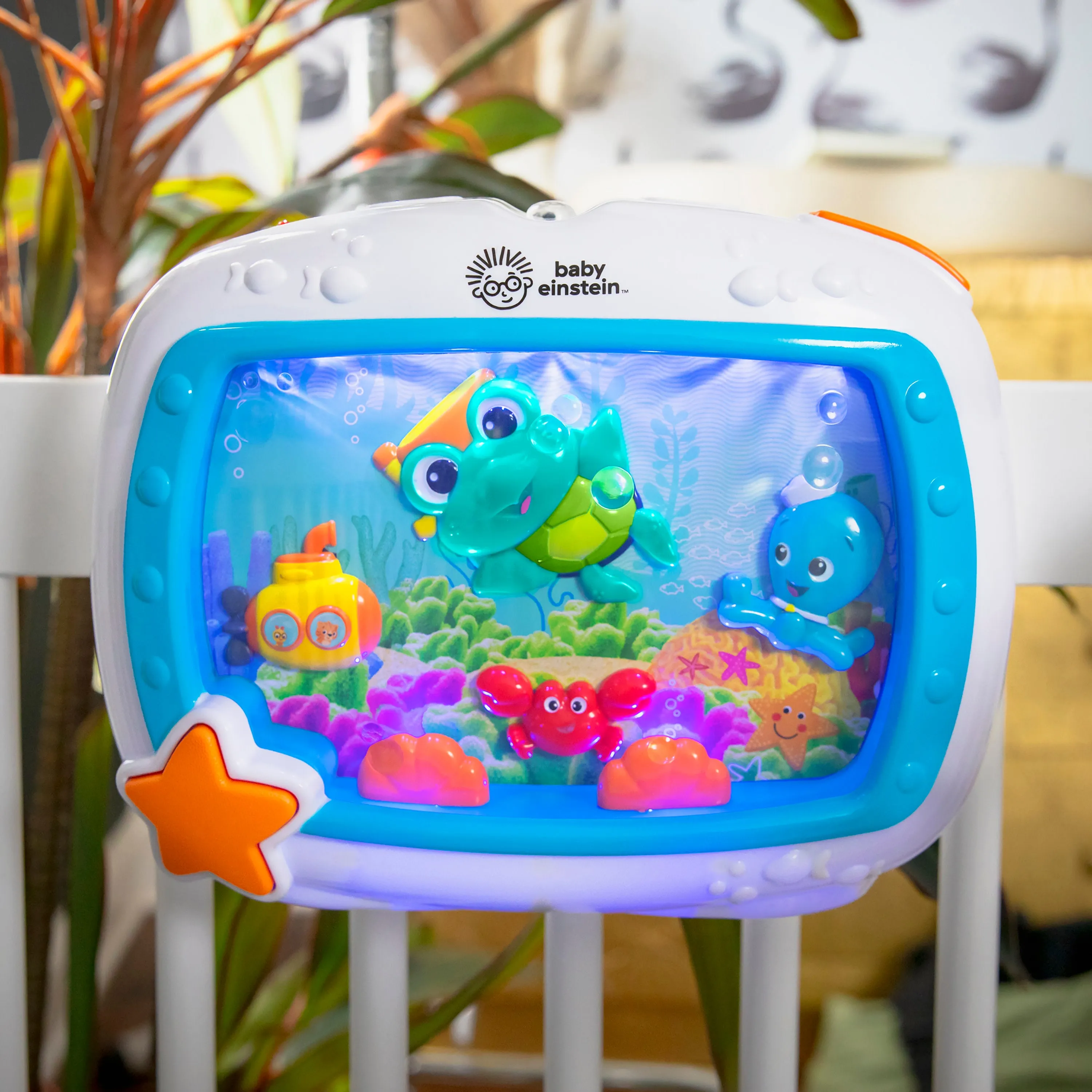 Baby Einstein Sea Dreams Soother Musical Crib Toy and Sound Machine