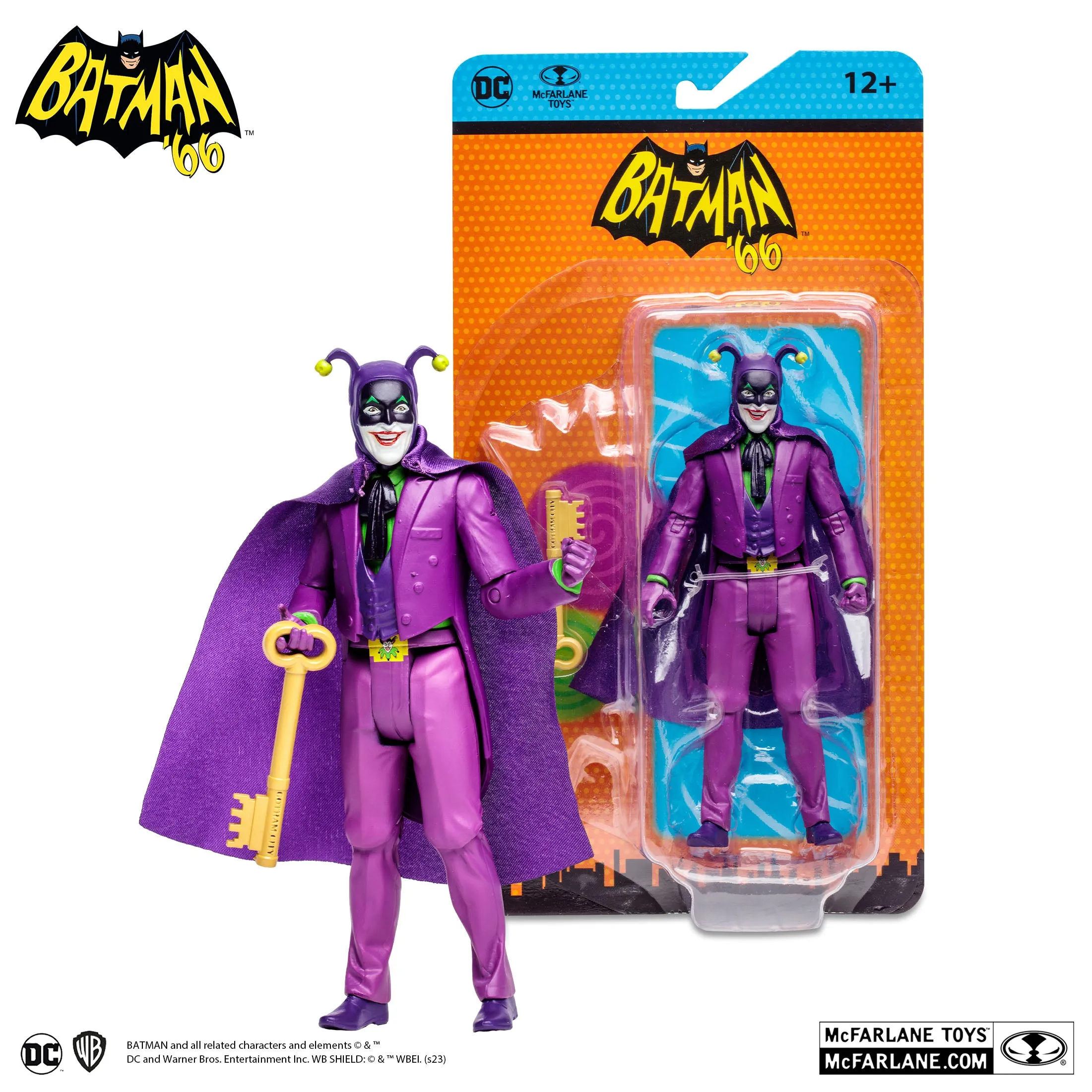 Batman 66 Classic TV Series - The Joker (Comic) Action Figure (15697) LOW STOCK