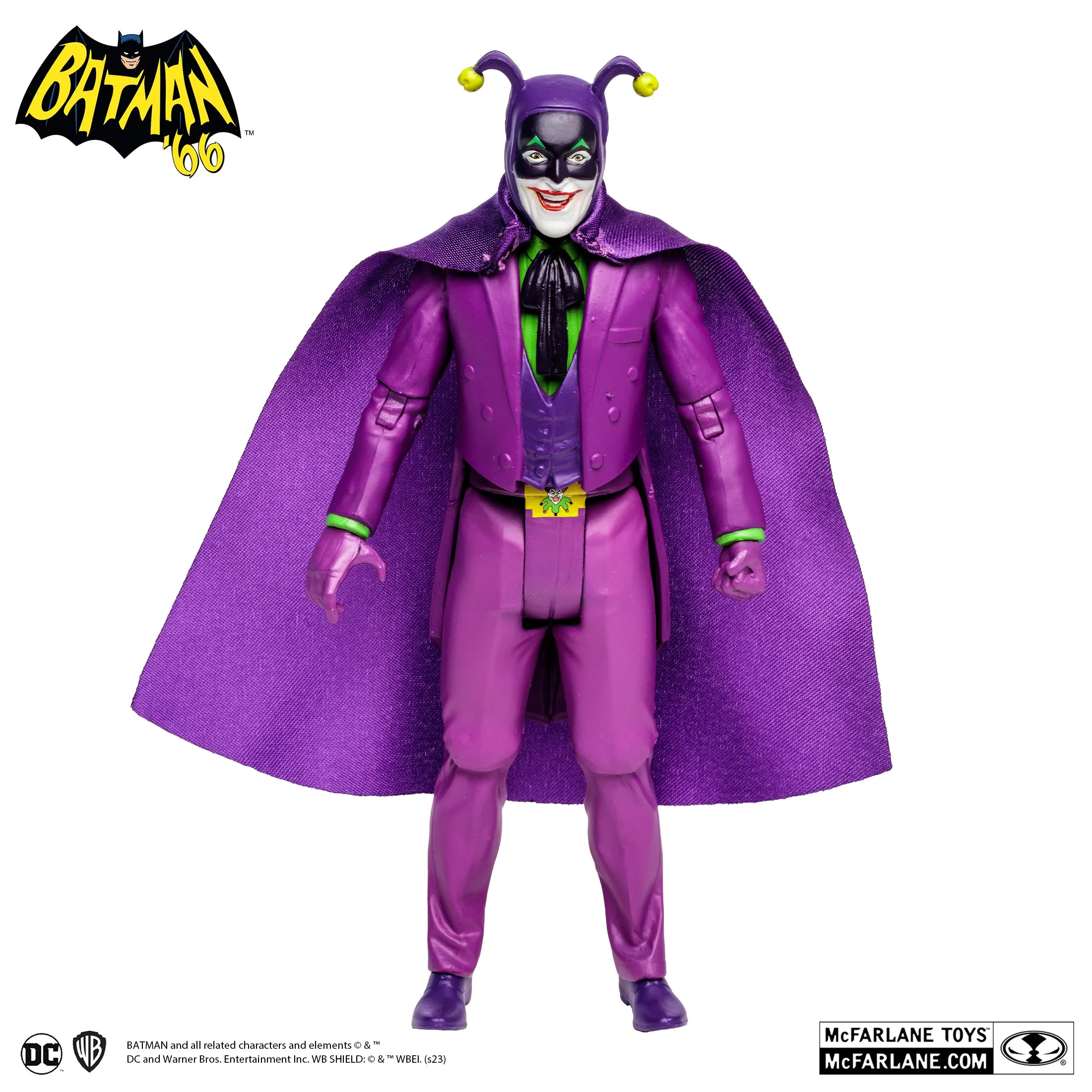 Batman 66 Classic TV Series - The Joker (Comic) Action Figure (15697) LOW STOCK