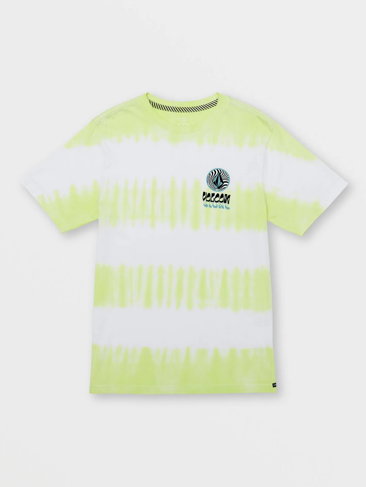 Big Boys Psychdye Short Sleeve Tee - Shadow Lime