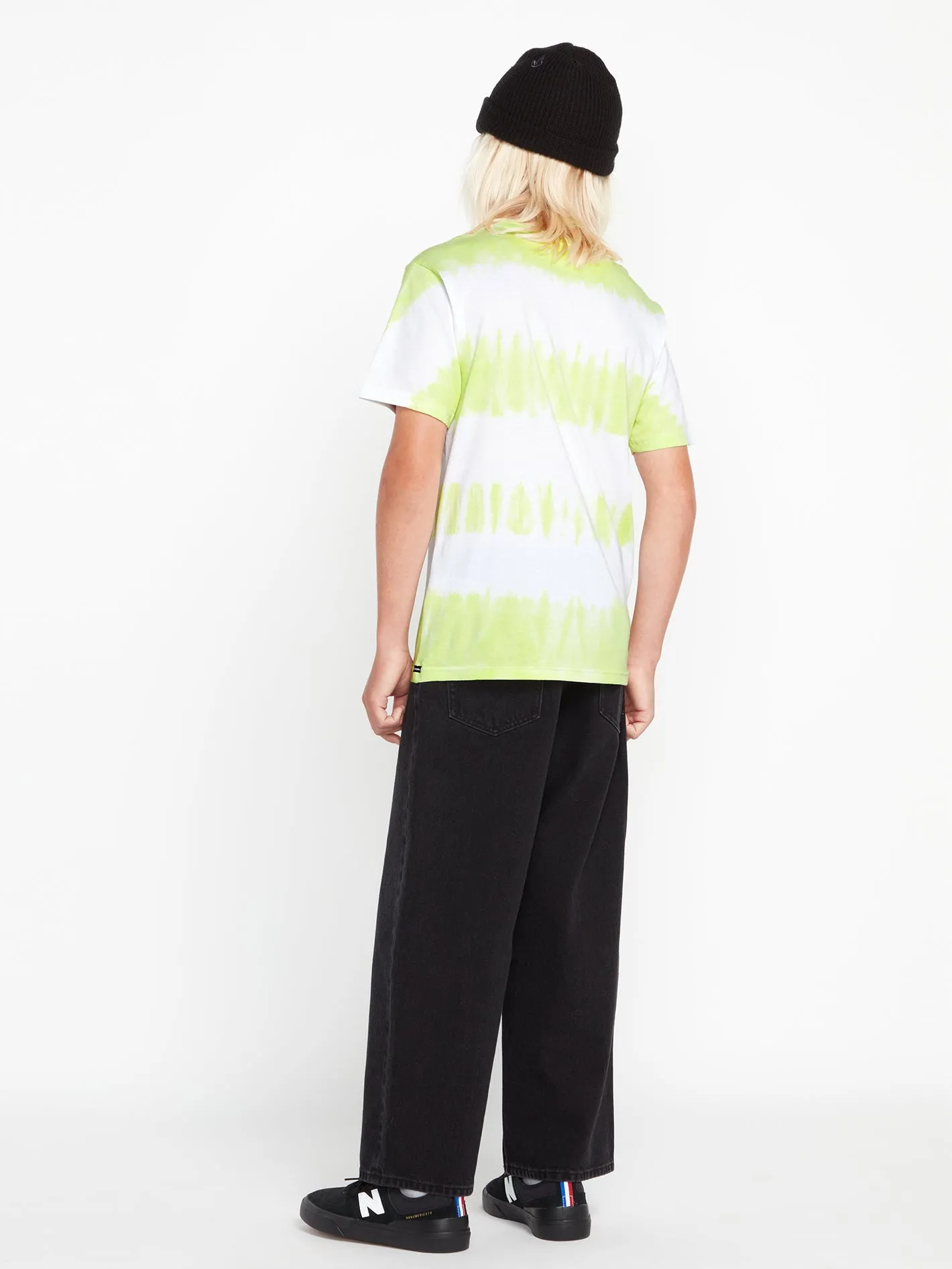 Big Boys Psychdye Short Sleeve Tee - Shadow Lime