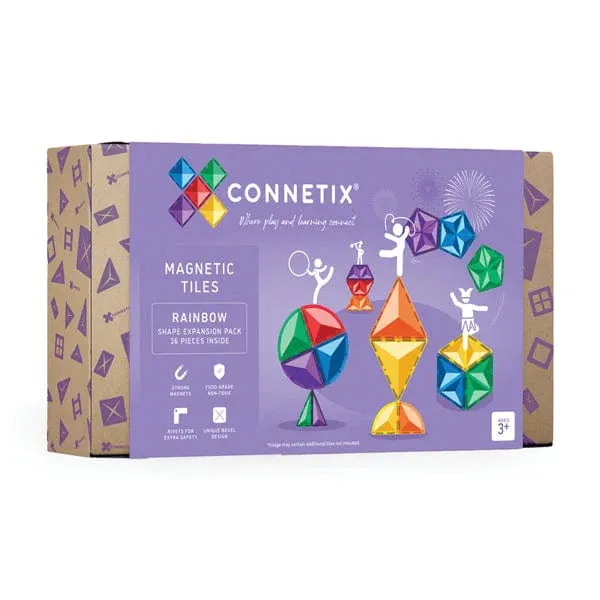 Connetix - Rainbow Shape Expansion Pack 36pc