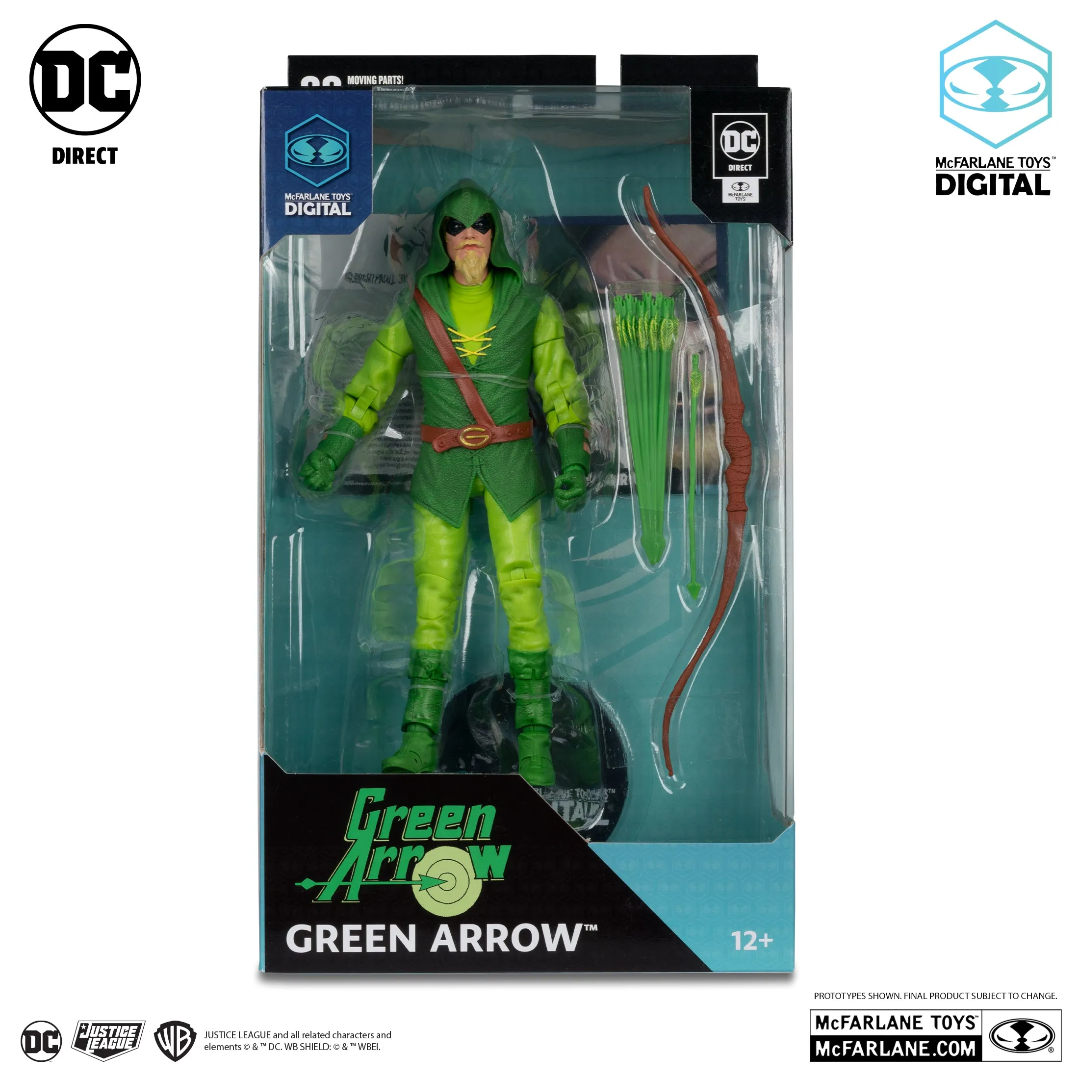 DC Direct - Green Arrow (Longbow Hunter) Action Figure with McFarlane Toys Digital (17172)