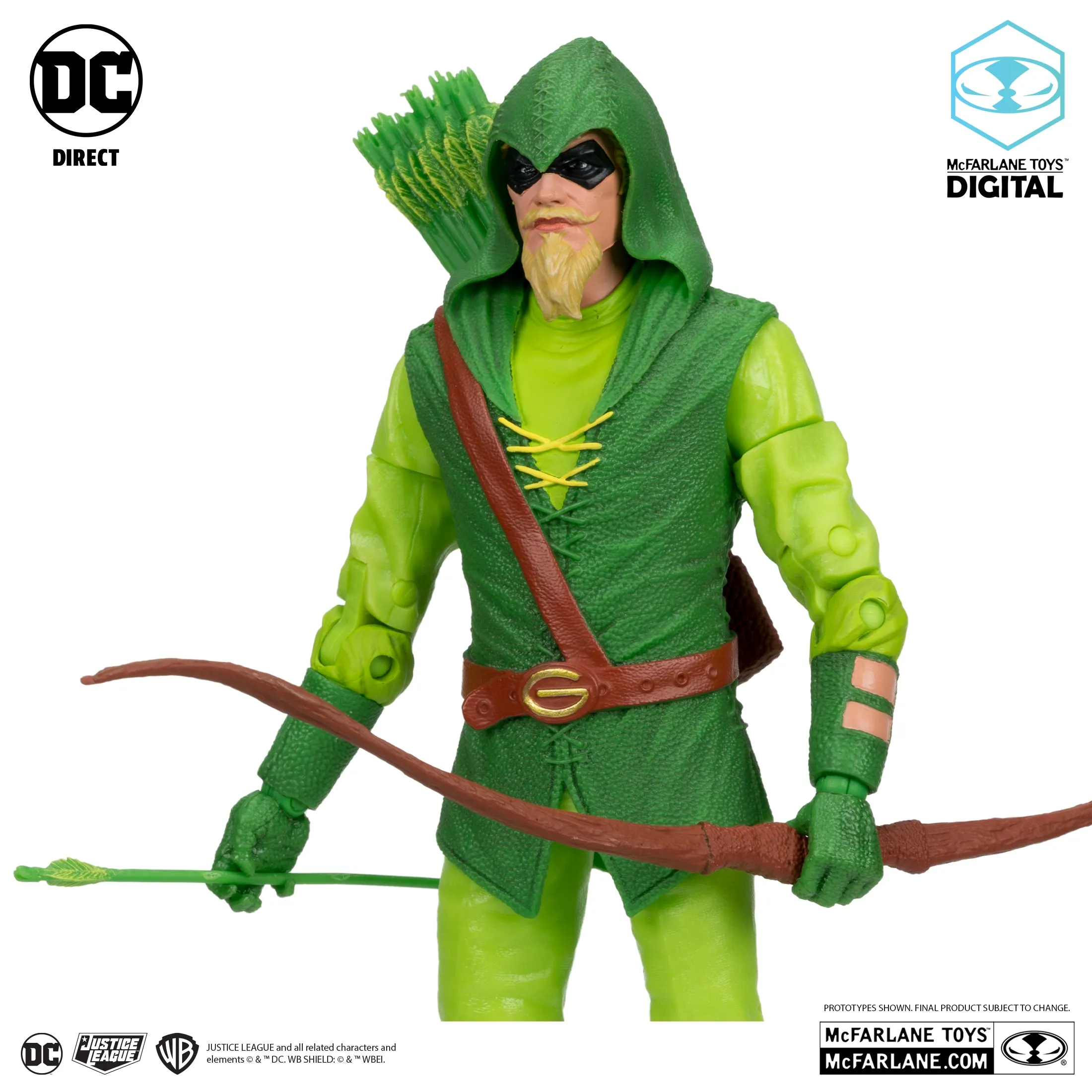 DC Direct - Green Arrow (Longbow Hunter) Action Figure with McFarlane Toys Digital (17172)