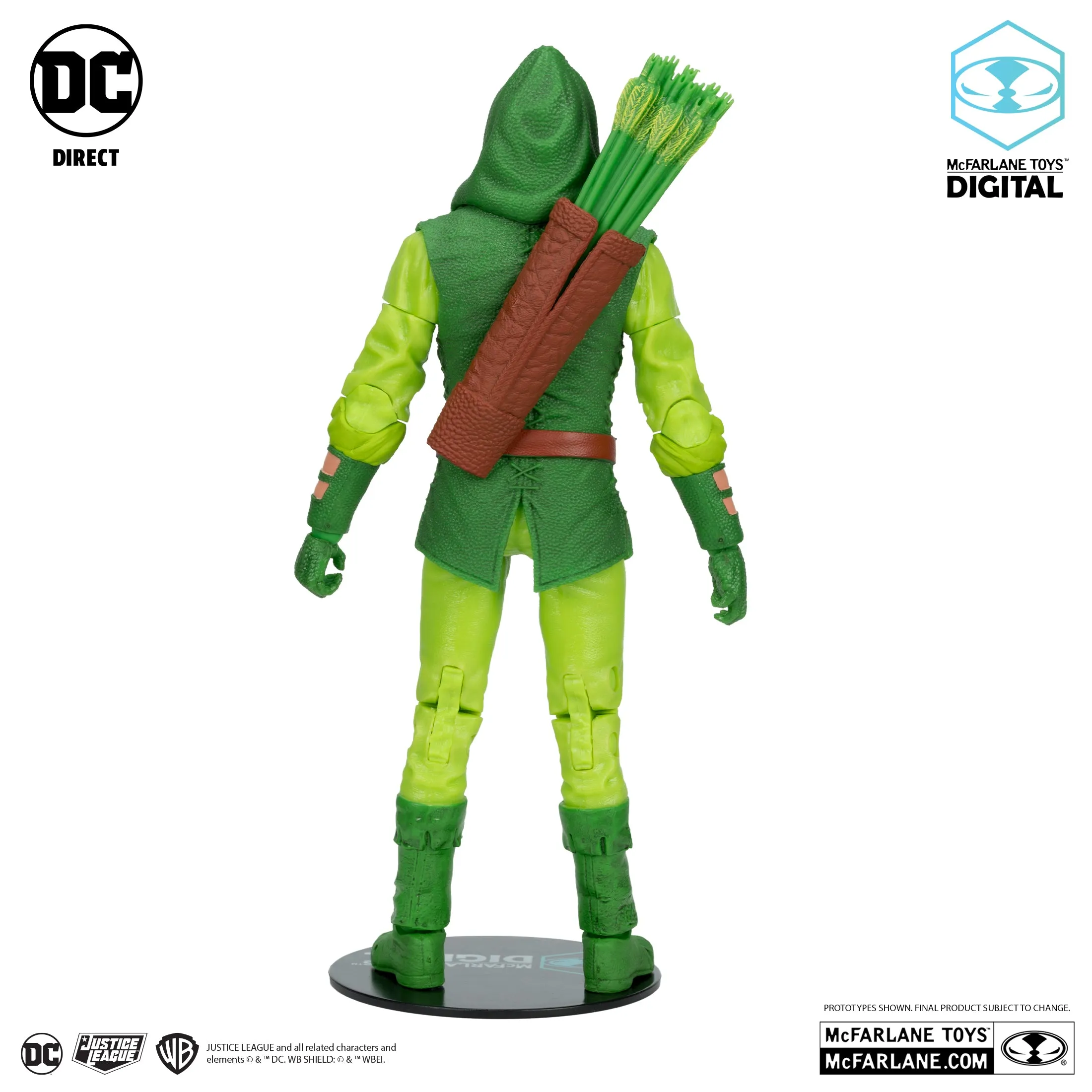 DC Direct - Green Arrow (Longbow Hunter) Action Figure with McFarlane Toys Digital (17172)