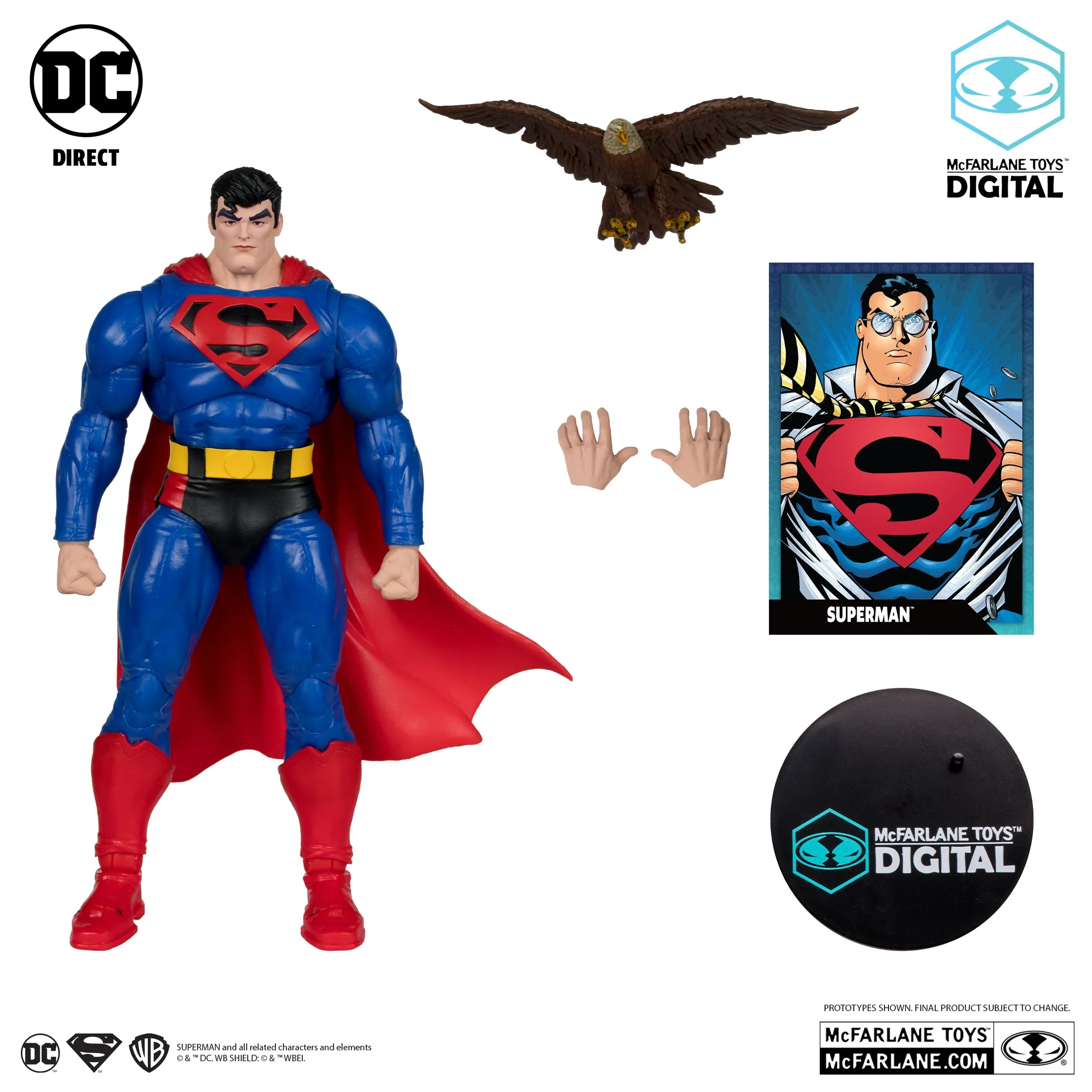 DC Direct - Superman (Our Worlds at War) Action Figure with McFarlane Toys Digital (17173)