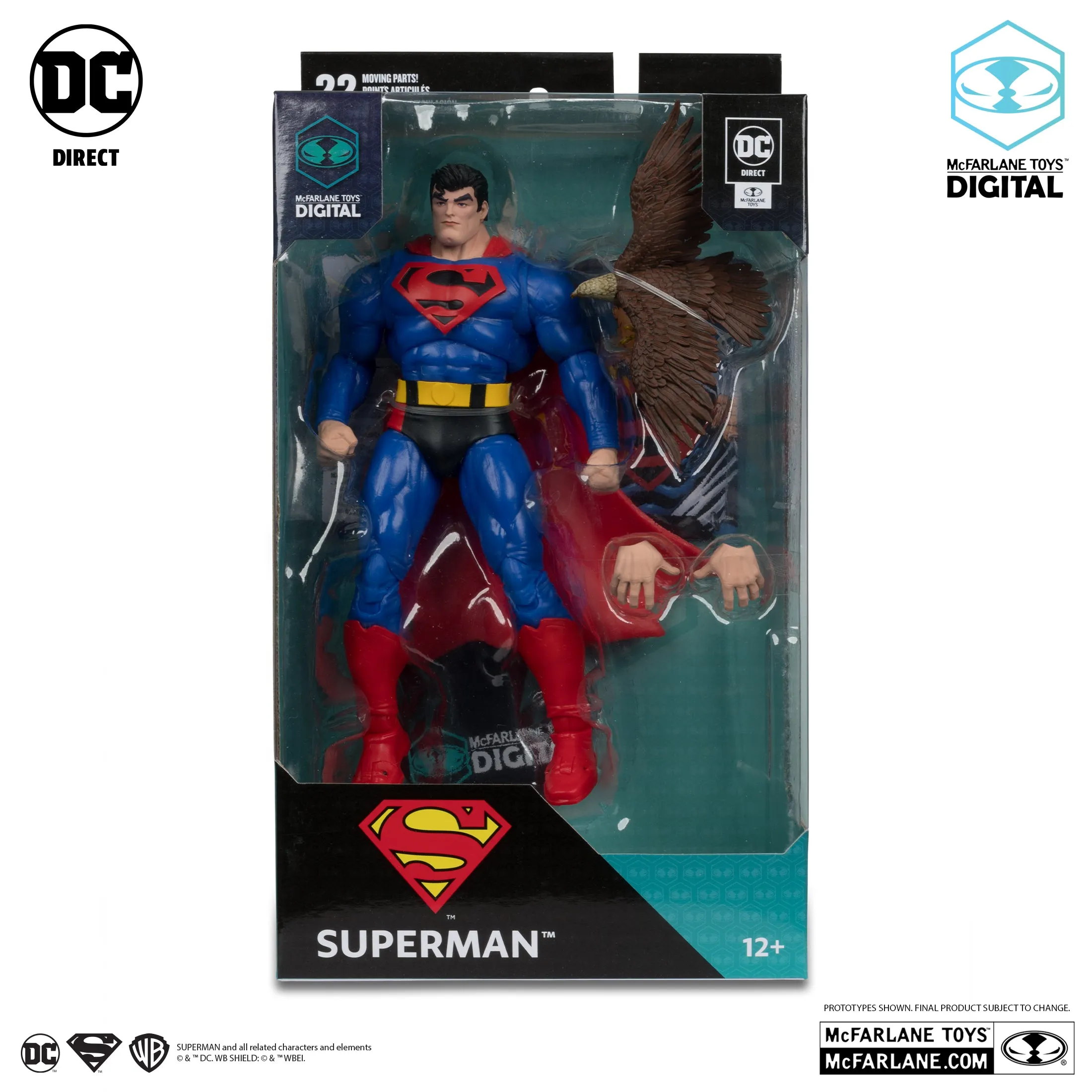 DC Direct - Superman (Our Worlds at War) Action Figure with McFarlane Toys Digital (17173)