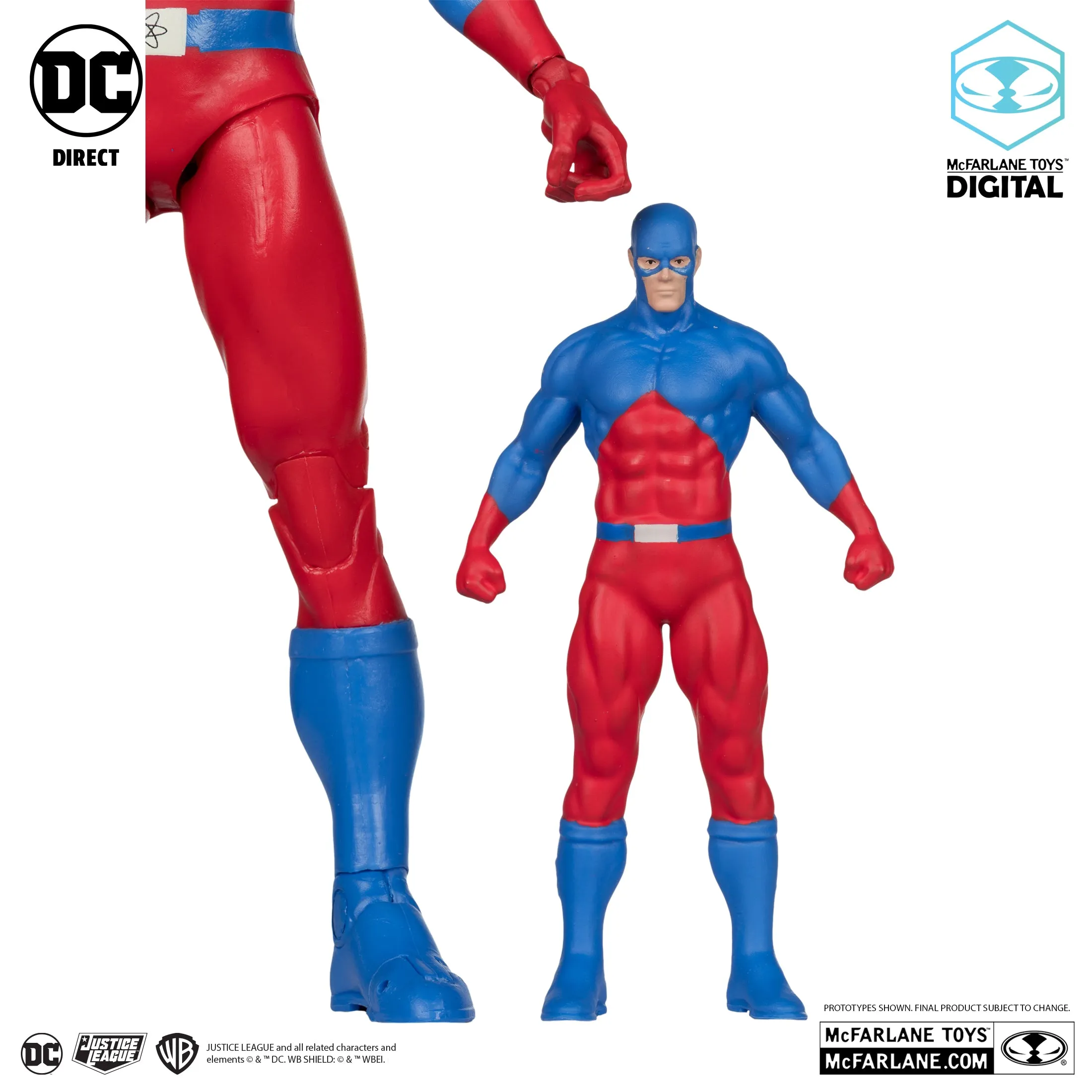 DC Direct - The Atom & Mini Atom (DC: The Silver Age) Action Figure with McFarlane Toys Digital (17171)