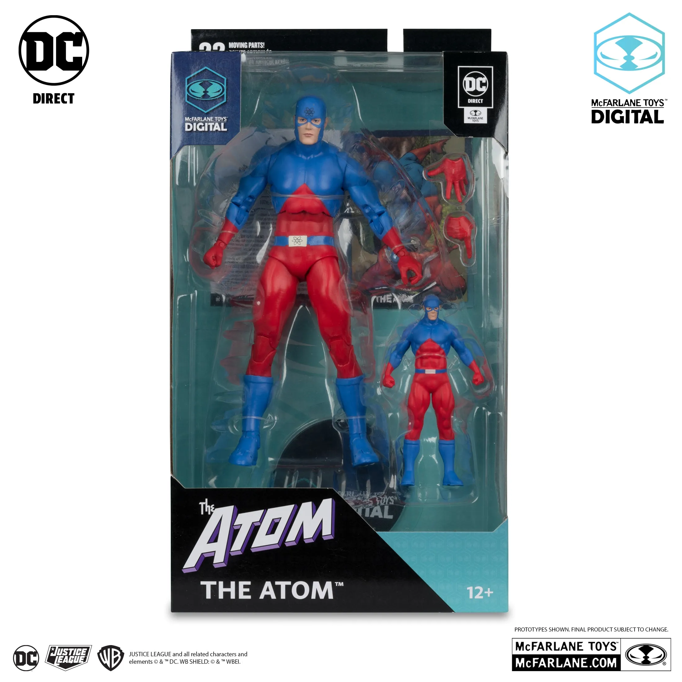 DC Direct - The Atom & Mini Atom (DC: The Silver Age) Action Figure with McFarlane Toys Digital (17171)