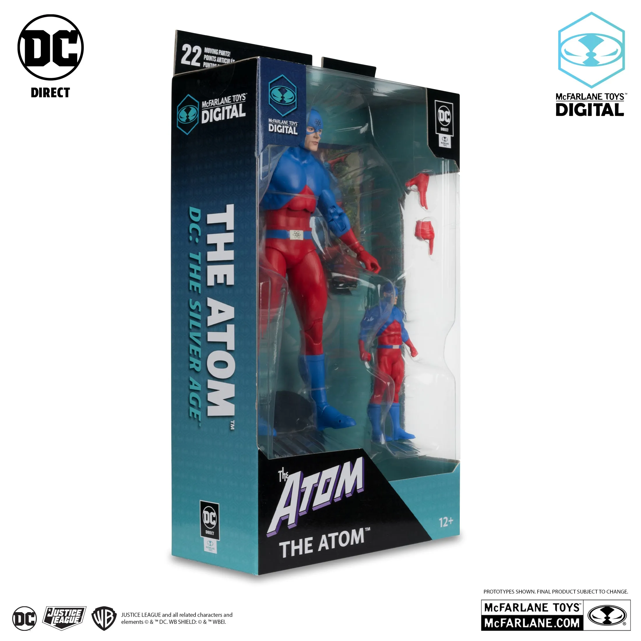 DC Direct - The Atom & Mini Atom (DC: The Silver Age) Action Figure with McFarlane Toys Digital (17171)