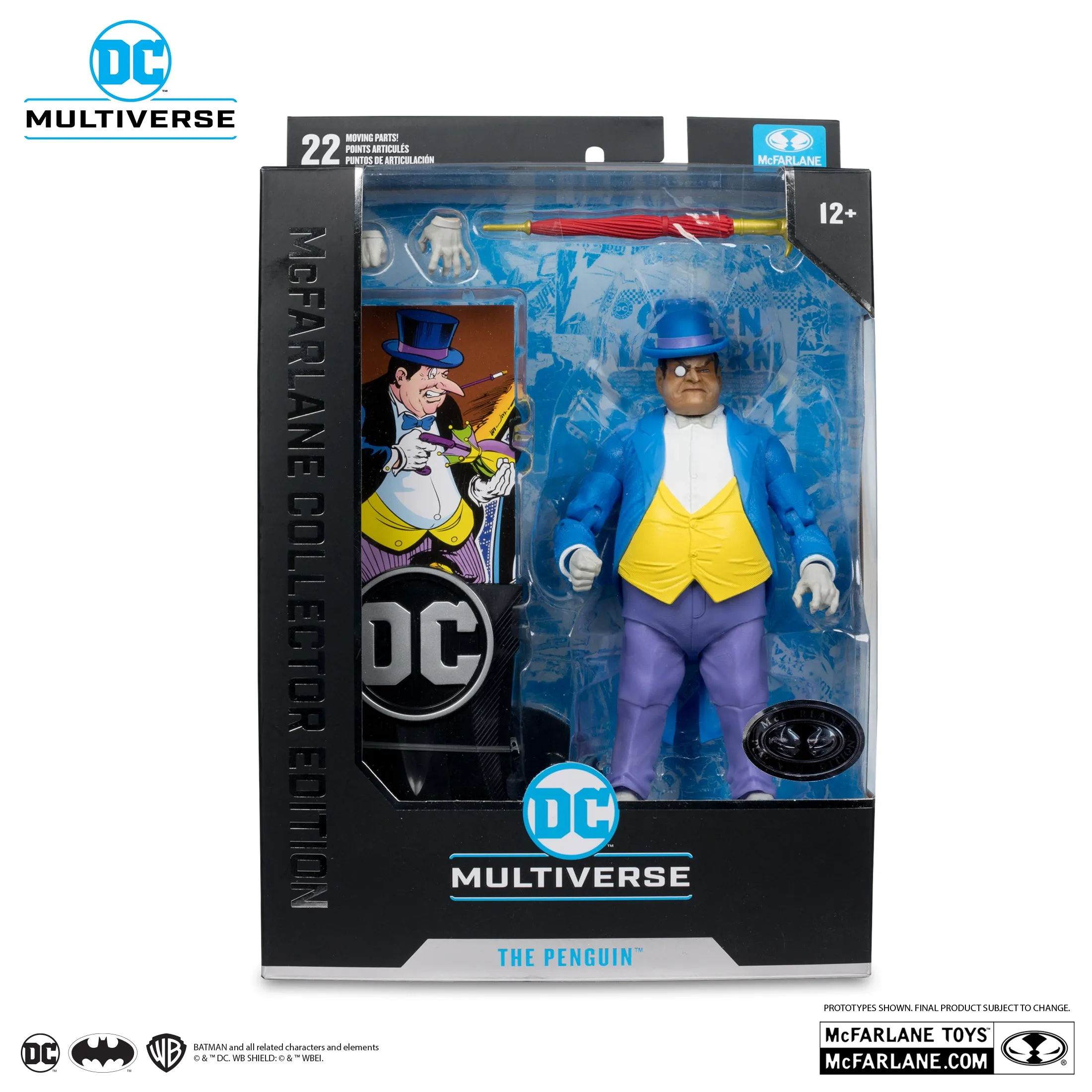 DC Multiverse Collector #12 - The Penguin (DC Classic) Platinum Edition Action Figure (17128) LOW STOCK