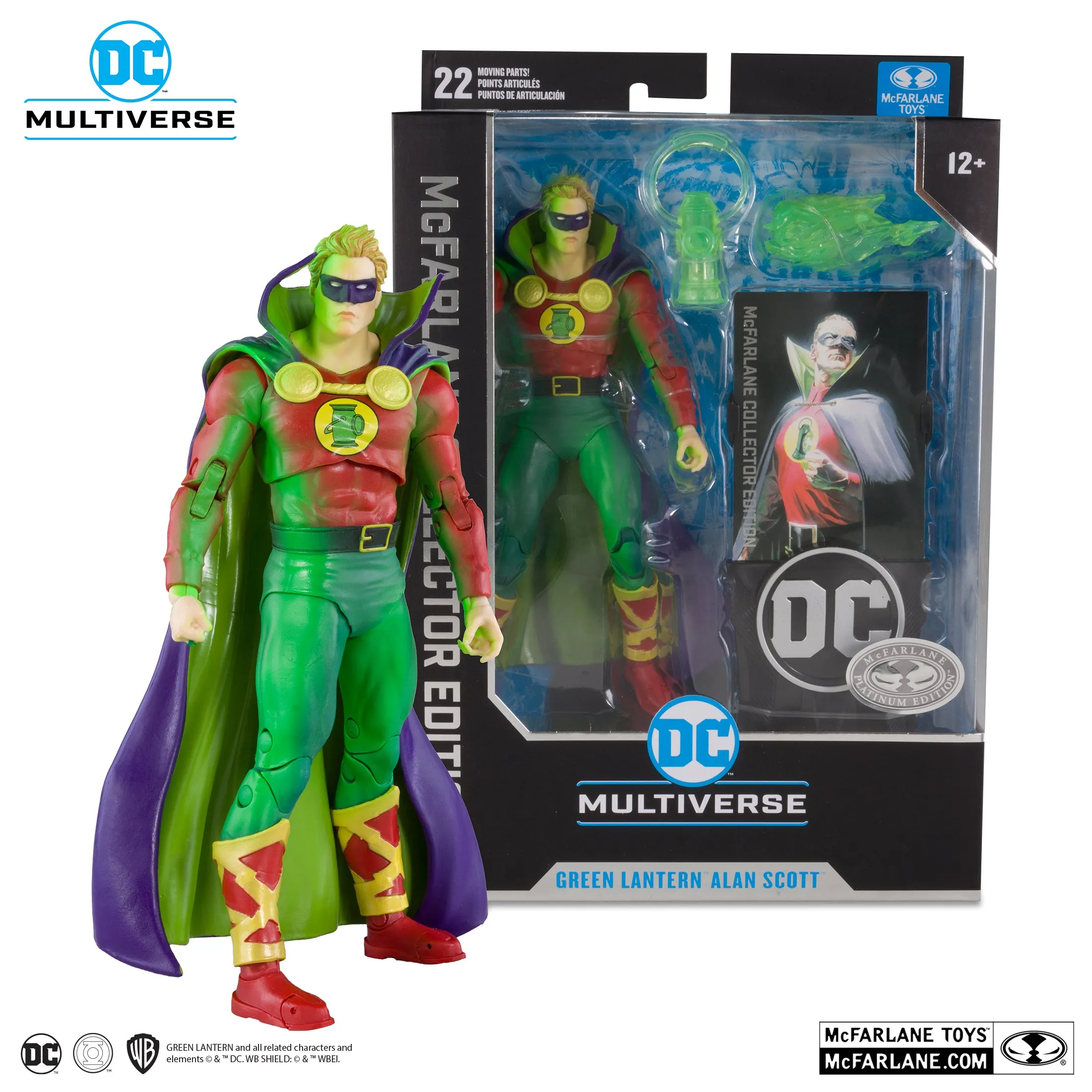 DC Multiverse Collector Edition - Green Lantern Alan Scott (Day of Vengeance) Platinum Edition Action Figure (17016) LAST ONE!