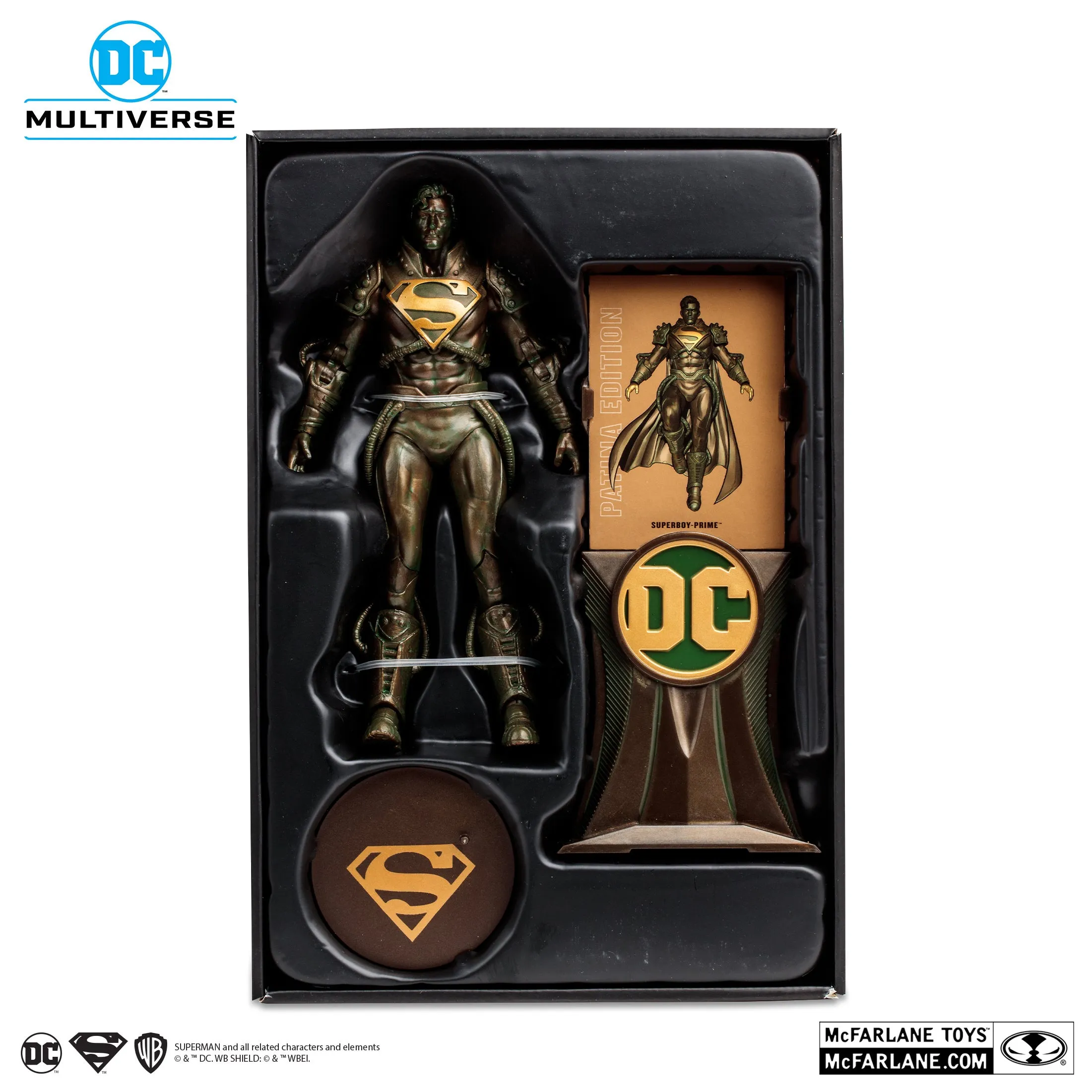 DC Multiverse - Superboy-Prime (Infinite Crisis) Gold Label Patina Edition Action Figure (17057)