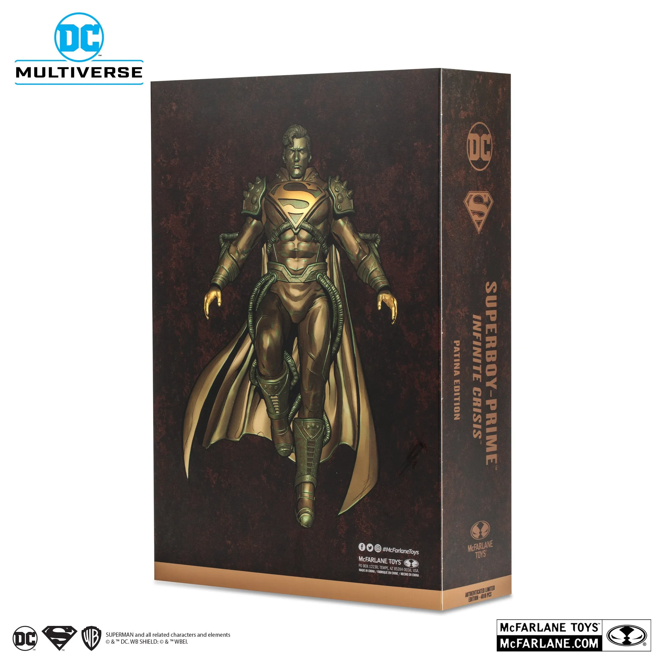 DC Multiverse - Superboy-Prime (Infinite Crisis) Gold Label Patina Edition Action Figure (17057)