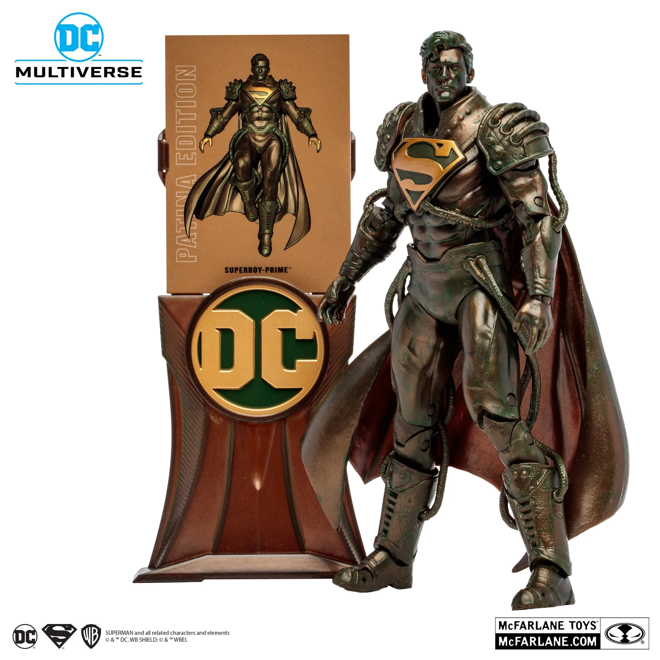 DC Multiverse - Superboy-Prime (Infinite Crisis) Gold Label Patina Edition Action Figure (17057)