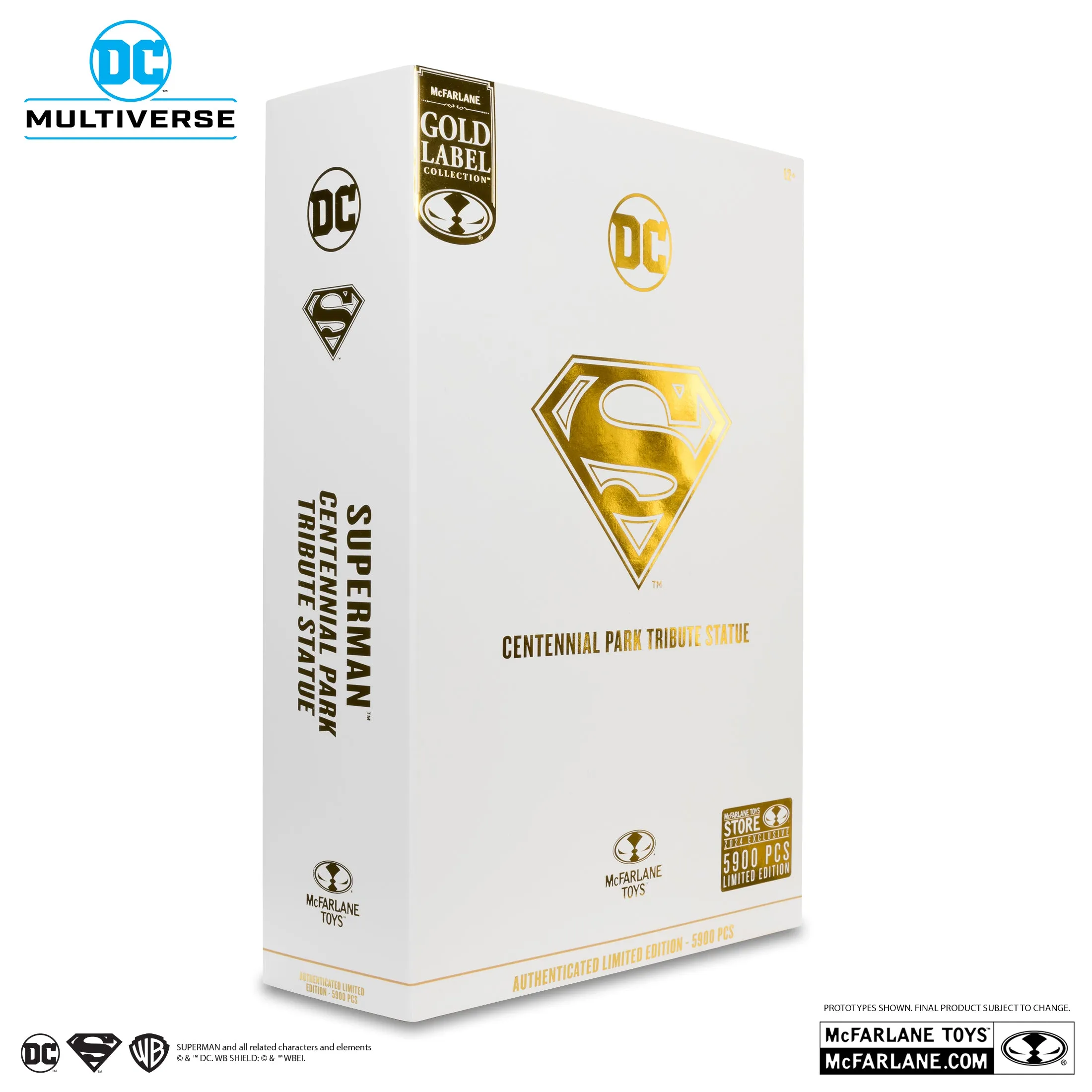 DC Multiverse - Superman (Centennial Park Tribute Statue) Exclusive Gold Label Figure (17289)