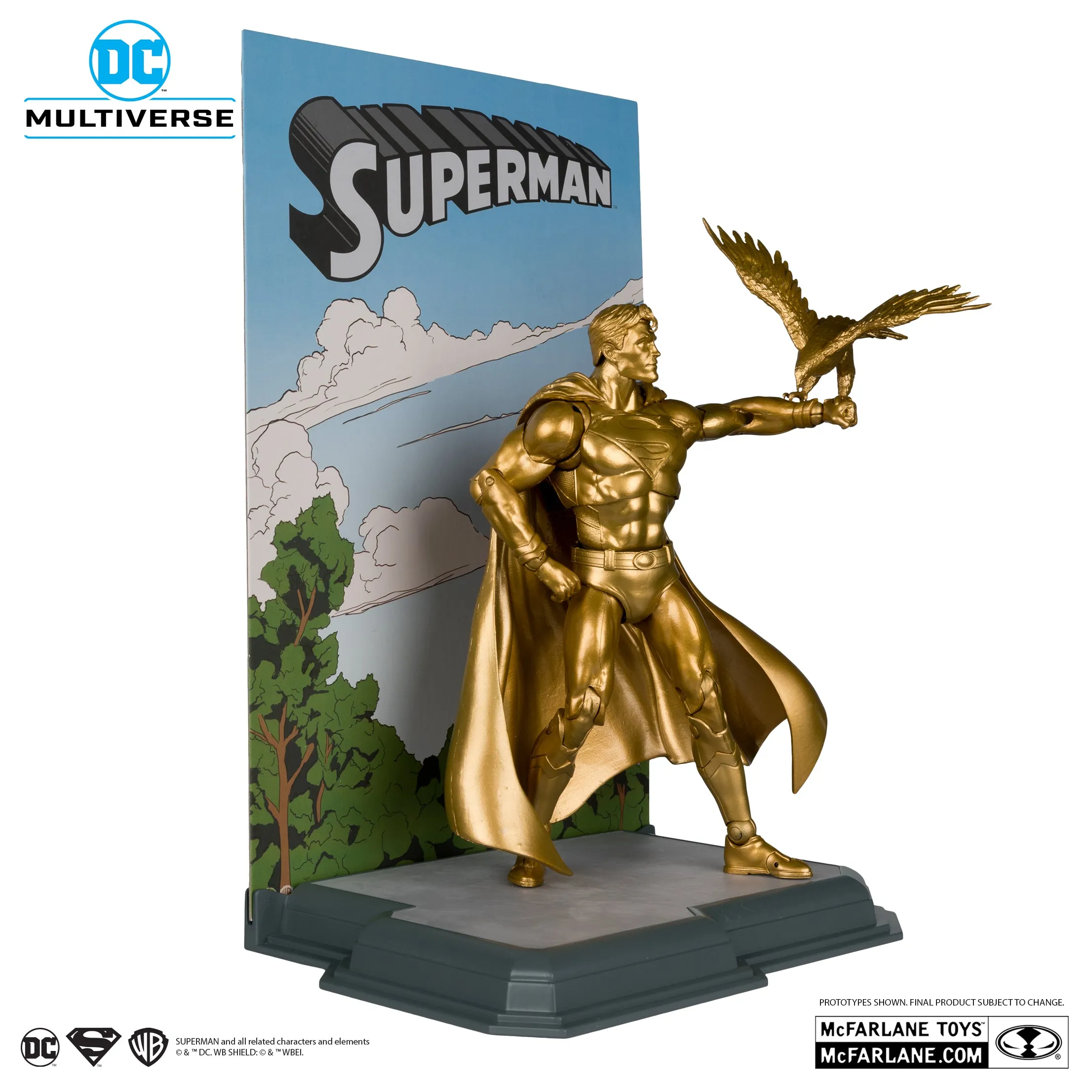 DC Multiverse - Superman (Centennial Park Tribute Statue) Exclusive Gold Label Figure (17289)