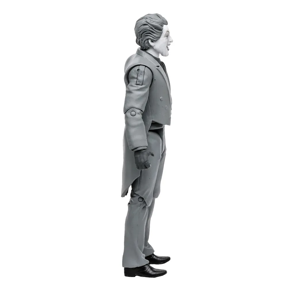 DC Retro - Batman 66 Classic TV Series - The Joker (B&W) Action Figure (15057)