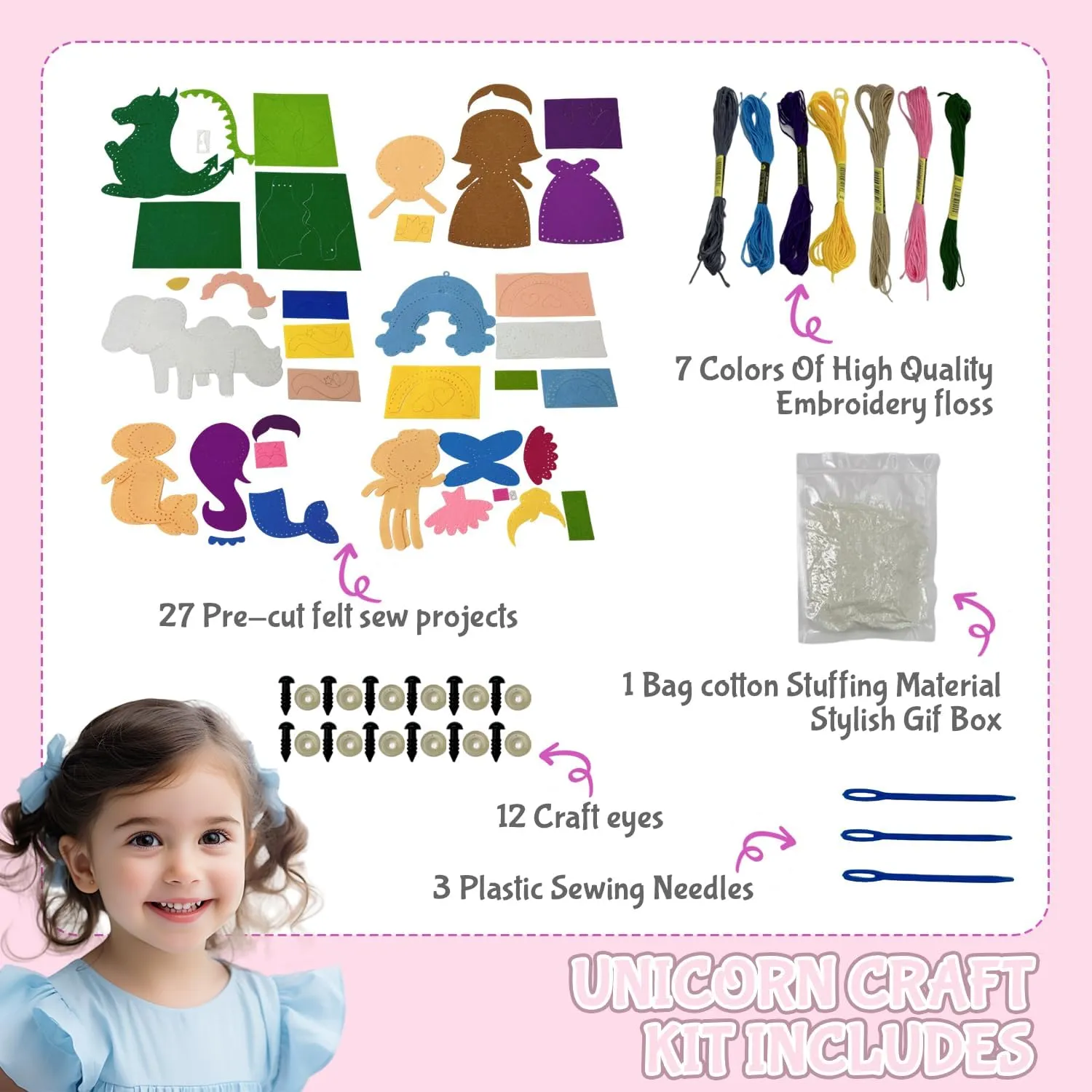 DIY Craft Sewing Kit for Kids