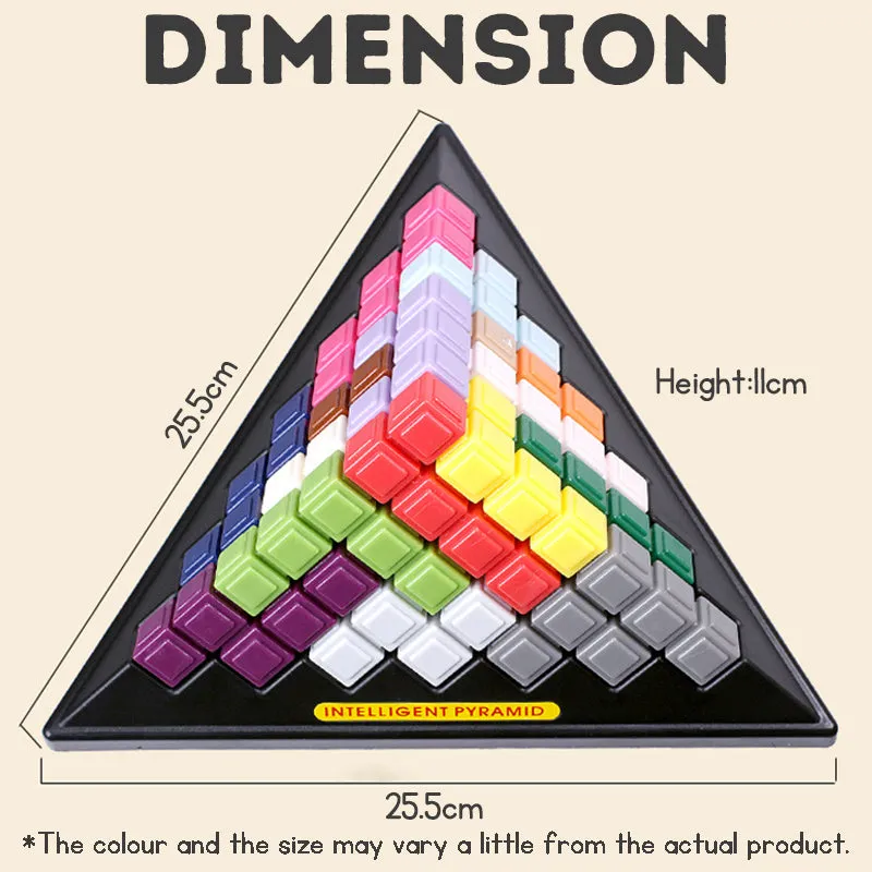 Educational Toys Montessori Toys Assembly Toy Kids Educational Pyramid Pyramid Building Blocks Toys Gifts 432 Challenges