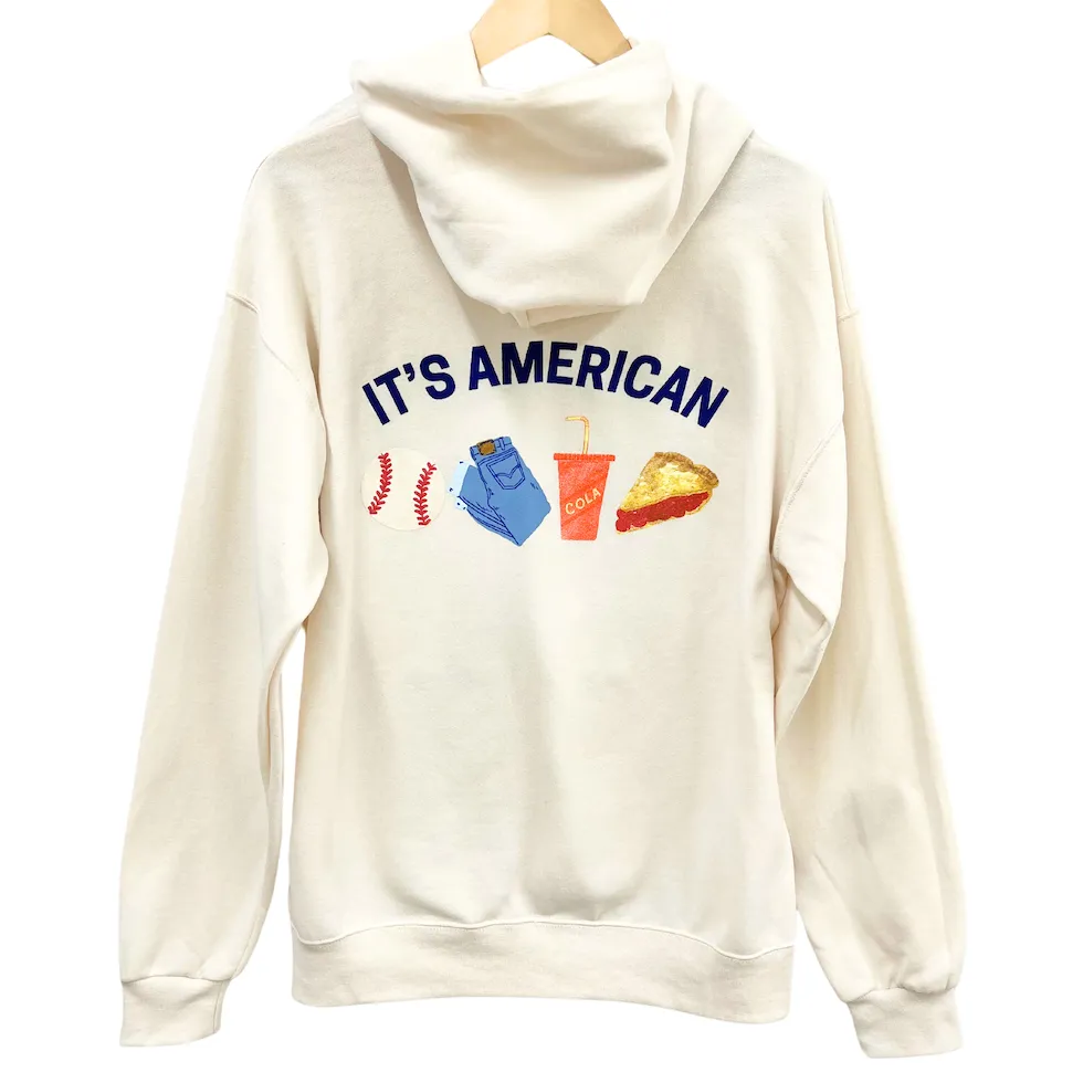 *NEW* PIMPINJOY All-American Favorites Unisex Hoodie - Cream