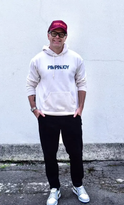 *NEW* PIMPINJOY All-American Favorites Unisex Hoodie - Cream