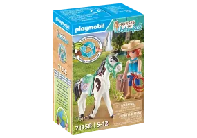 Playmobil Horses of Waterfall: Feeding Time with Ellie and Sawdust 71358