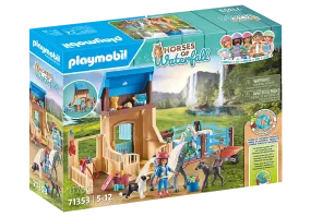 Playmobil Horses of Waterfall: Horse Stall with Amelia and Whisper 71353