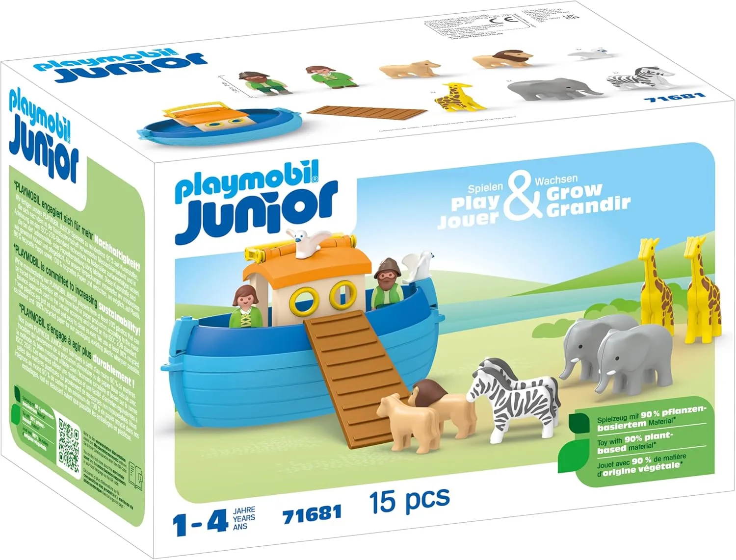 Playmobil Junior 71681 - My Take Along Noah's Ark