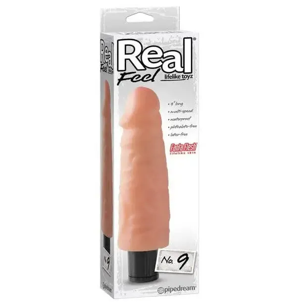 "Real Feel No. 9 Long 9"" Vibe Waterproof"